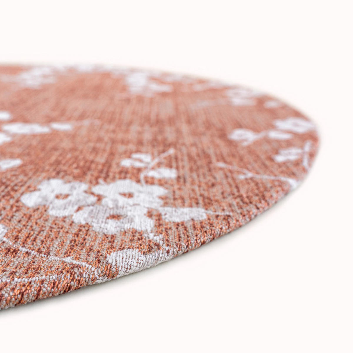 TEPPICH Copper Pink Sakura Sakura 140/140 cm - Pink, Kunststoff/Textil (140/140cm) - Louis De Poortere