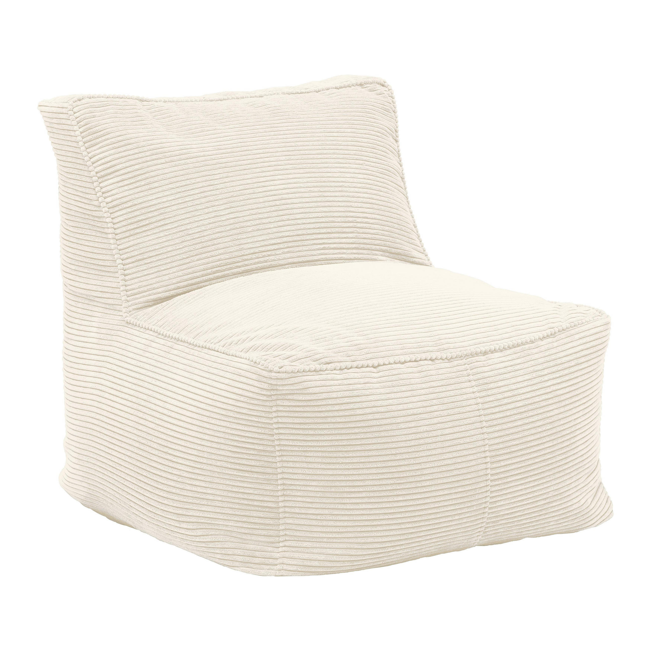 Mömax Sitzsack Weiß 75x84x88 cm