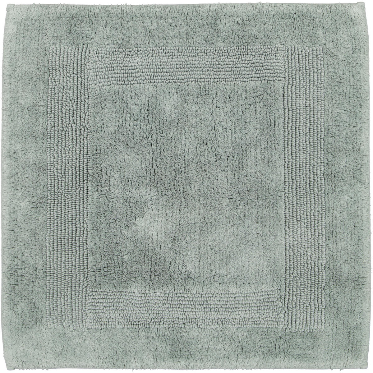 BADTEPPICHE LUXUS BADTEPPICH 1000 NORDIC GREEN - 470 - Grün, Textil (60/60cm) - Cawoe