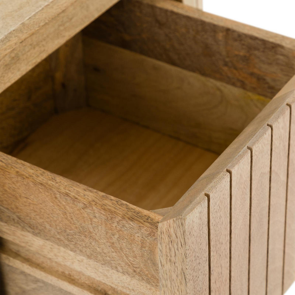 HÄNGENDER NACHTTISCH CALASIA natur - Naturfarben, Holz (55/25/35cm) - IDIMEX