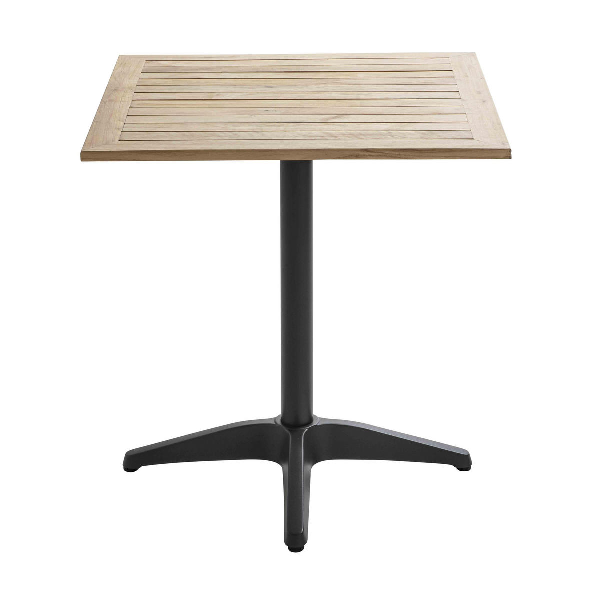 GARTENTISCH klappbar, Holzfarbe - Braun, Holz (70/70/70cm) - Oviala