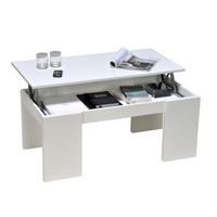 COUCHTISCH Klapptisch NEWTON 100x50cm / Weiß - Weiß, Holzwerkstoff (100/50/43cm) - Weber Industries