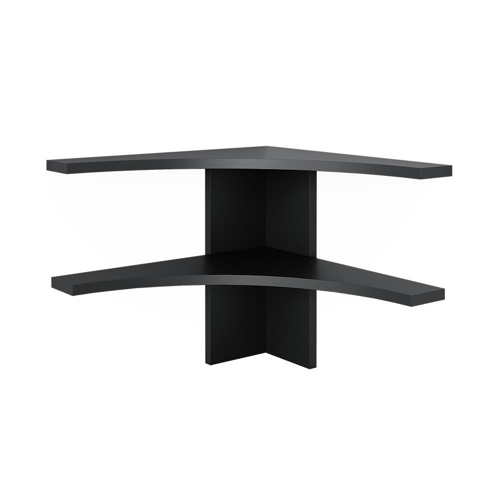 ECKREGAL Roman Anthrazit 43.5 x 37 cm - Schwarz, Holzwerkstoff (43.5/37/43.5cm) - Vicco
