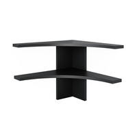 ECKREGAL Roman Anthrazit 43.5 x 37 cm - Schwarz, Holzwerkstoff (43.5/37/43.5cm) - Vicco