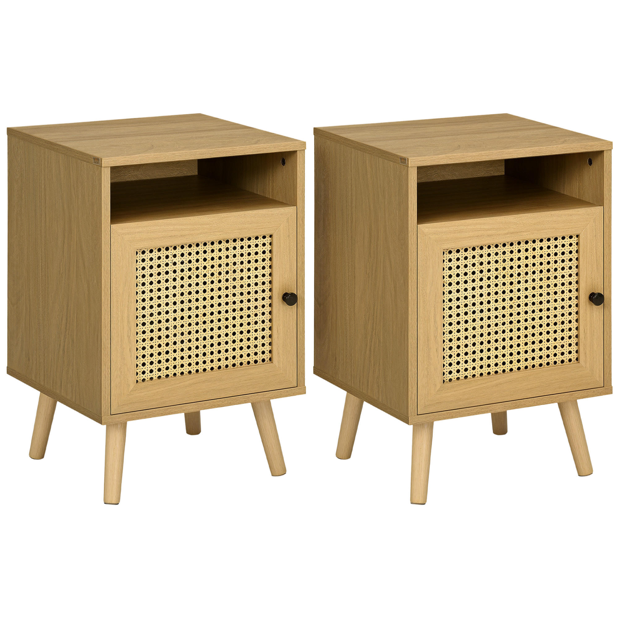 ComfortXL Nachtschrank Natur 35x60x39 cm