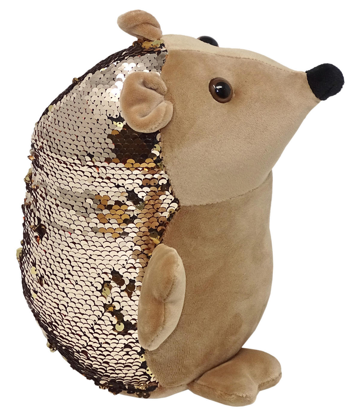 TÜRSTOPPER Igel Spikey - Dunkelbraun, Textil (17/12cm) - Lashuma