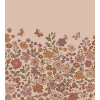FOTOTAPETE Blumen 2.5 x 2.79 m - Terracotta, Papier (250/279cm) - ESTAhome