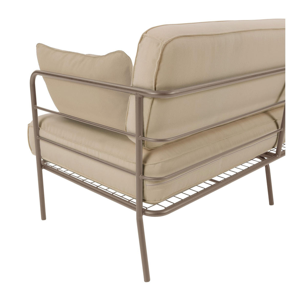 GARTEN-SOFA Preggel Beige/Beige - Beige, Textil (228/80/71cm) - Selsey