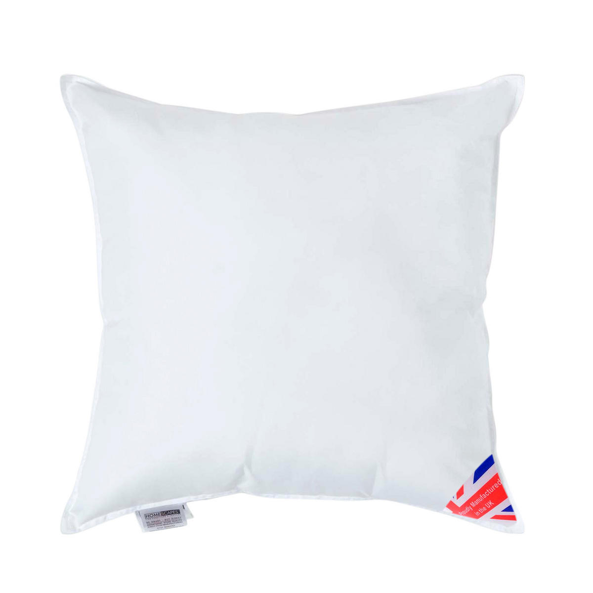 FÜLLKISSEN 55/55 cm – Super-Mikrofaser - Weiß, Textil (55/55cm) - Homescapes