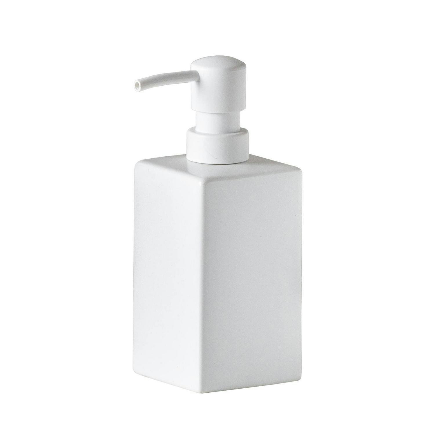 SEIFENSPENDER Keramik Mattweiß 400 ml - Weiß, Keramik (6.8/17.5/6.8cm)