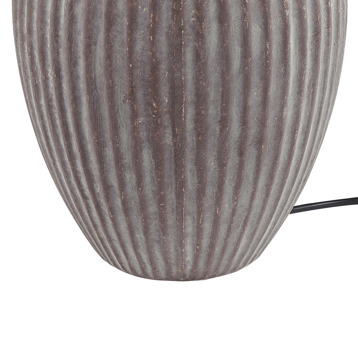 TISCHLAMPE Fergus 33/33/52 cm - Braun, Keramik (33/33/52cm) - Beliani
