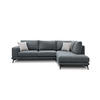 ECKSOFA MEDIOLANE 5-Sitzer, dunkelgrau - Dunkelgrau, Holzwerkstoff/Textil (282/219cm) - Courtois Laville