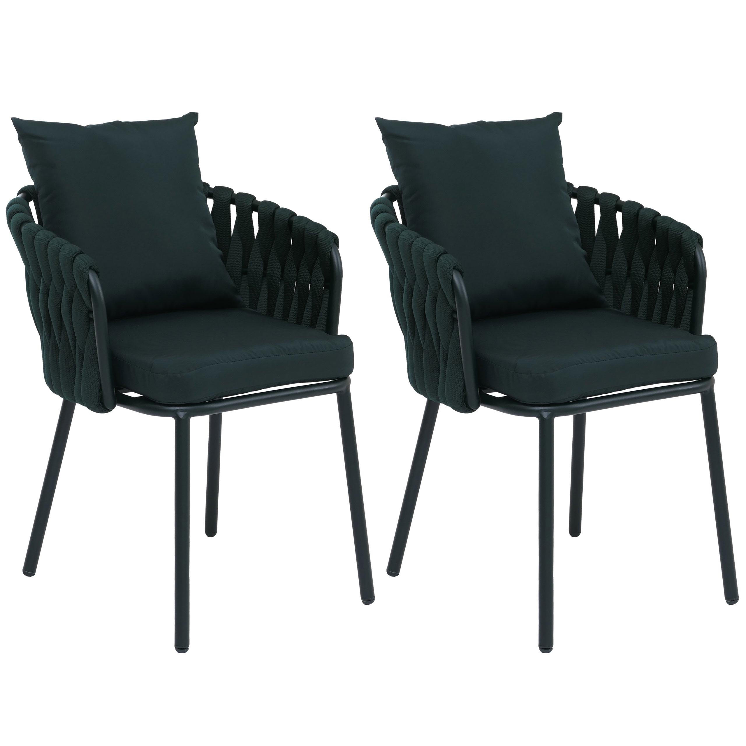 JEDÁLENSKÁ stolička Zelená - zelená, kov (56/71/57cm) - MCW