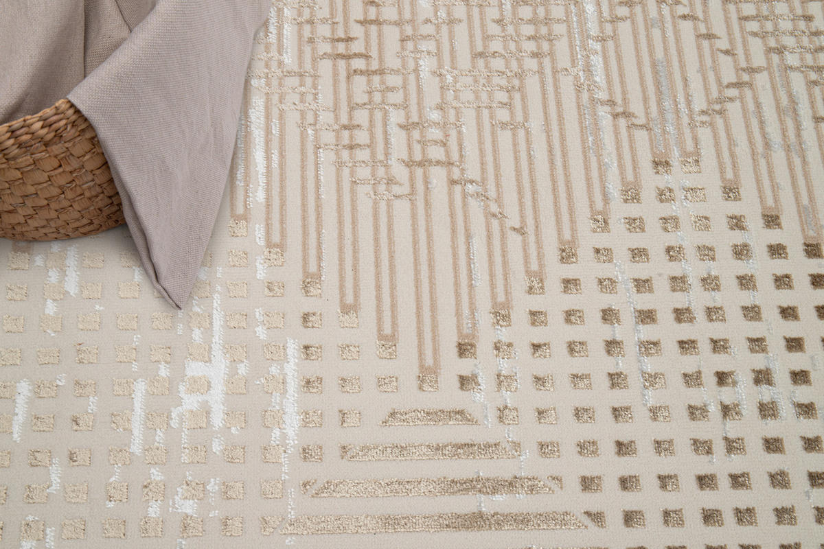TEPPICH CRYSTAL Braun 80/150 cm - Braun, Textil (80/150cm) - Tapiso