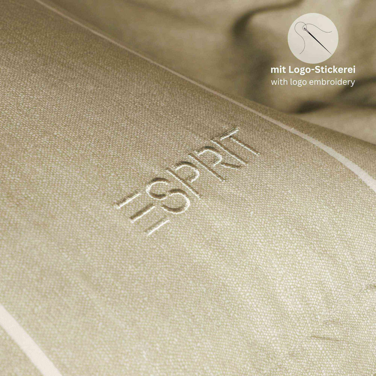 RENFORCÉ BETTWÄSCHE HARPLINES - Beige, Textil (135/200cm) - Esprit