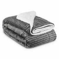 DECKE Elisa 220/240 cm Anthrazit - Anthrazit, Textil (220/240cm) - Beautissu 