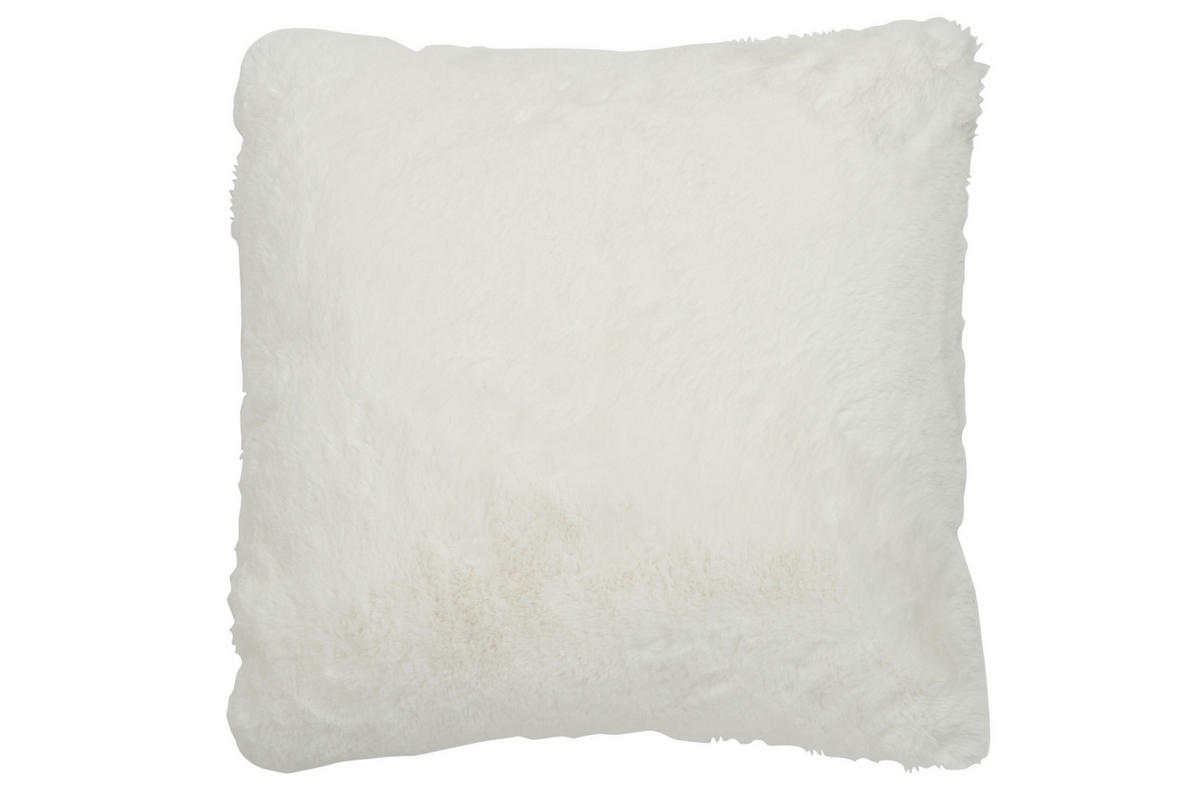 KISSEN CUTIE - Plüsch - Weiß - Weiß, Textil (45/45cm) - J-Line