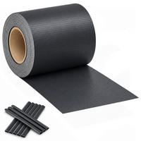 SICHTSCHUTZSTREIFEN Anthrazit 1er-Pack PVC 19x3500 cm - Anthrazit, Kunststoff (19cm) - Relaxdays
