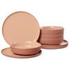 TAFELSERVICE Jasper puder 8er Set - Rotbraun, Keramik (1/1/1cm) - Ritzenhoff Breker