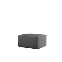 POLSTERHOCKER Celes Prem.65 Asc. Bukla - Graphitfarben, Holzwerkstoff/Textil (65/40/65cm) - Fun Möbel