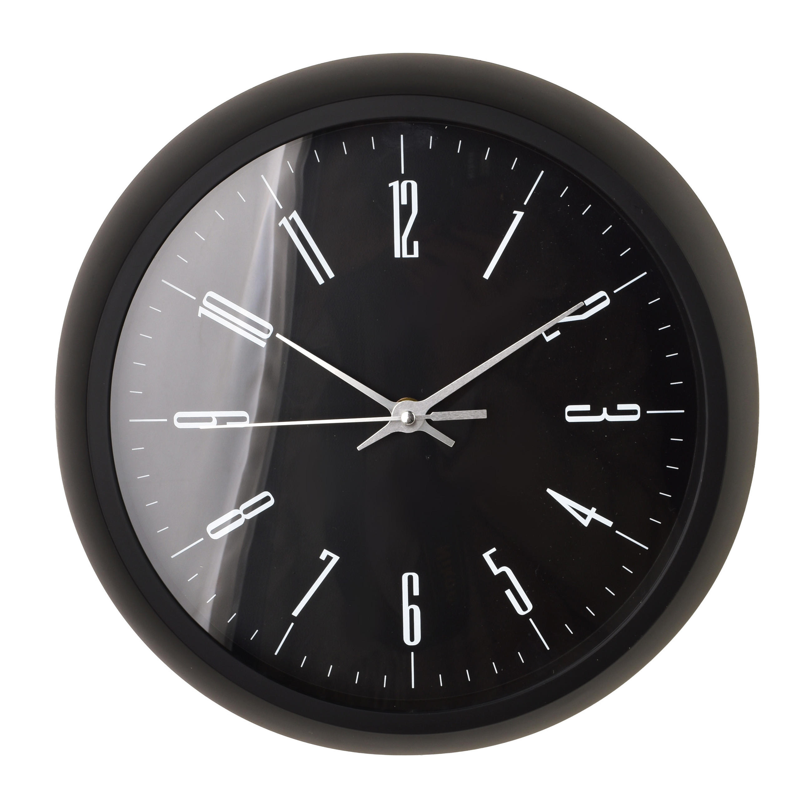 WANDUHR Ramsey Schwarz 29x29x5 cm Kunststoff - Schwarz, Kunststoff (5/29/29cm) - Mondex