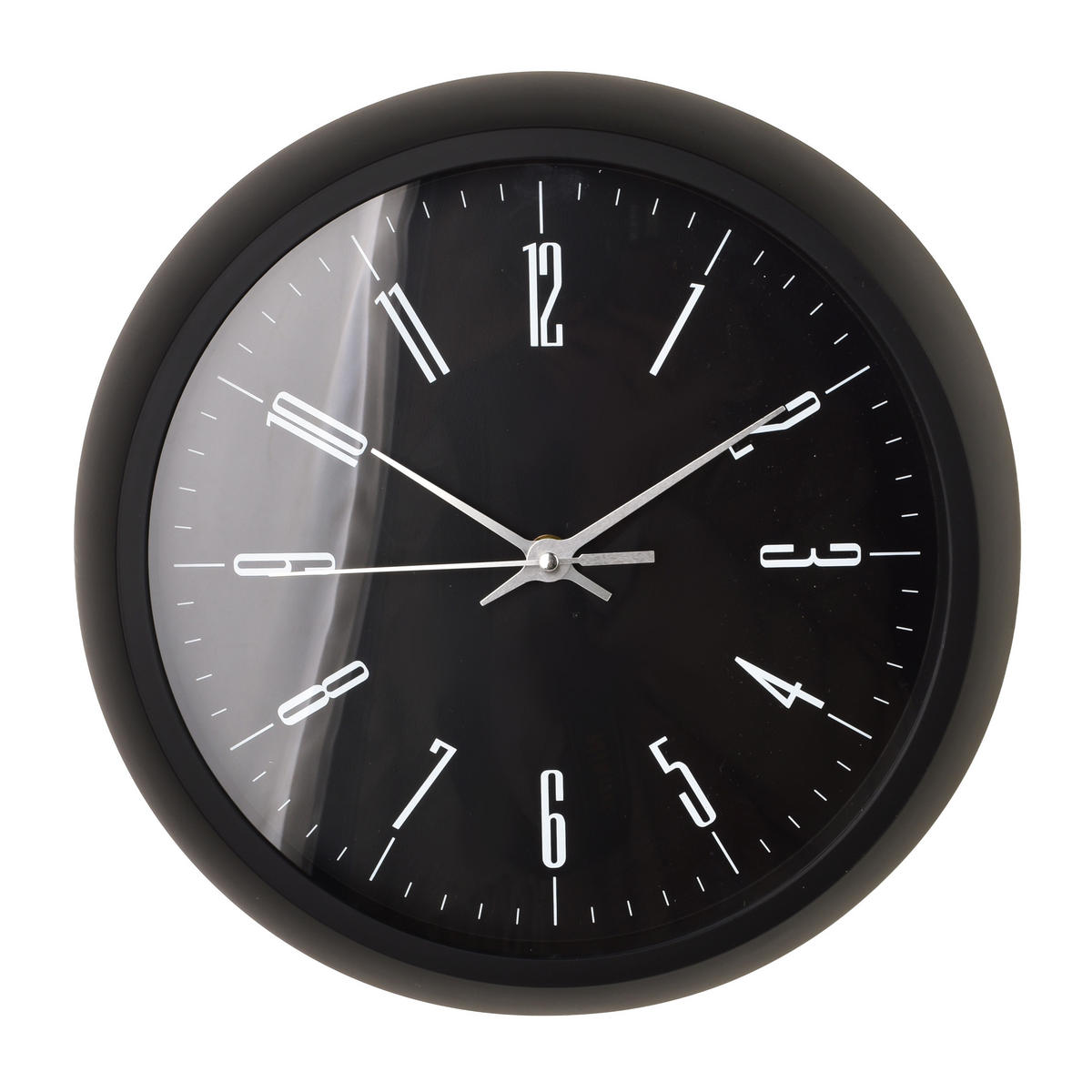 WANDUHR Ramsey Schwarz 29x29x5 cm Kunststoff - Schwarz, Kunststoff (5/29/29cm) - Mondex