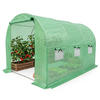 TUNNELGEWÄCHSHAUS, Grün, 200x300x200 cm - Grün, Metall (200/200/300cm) - Akord