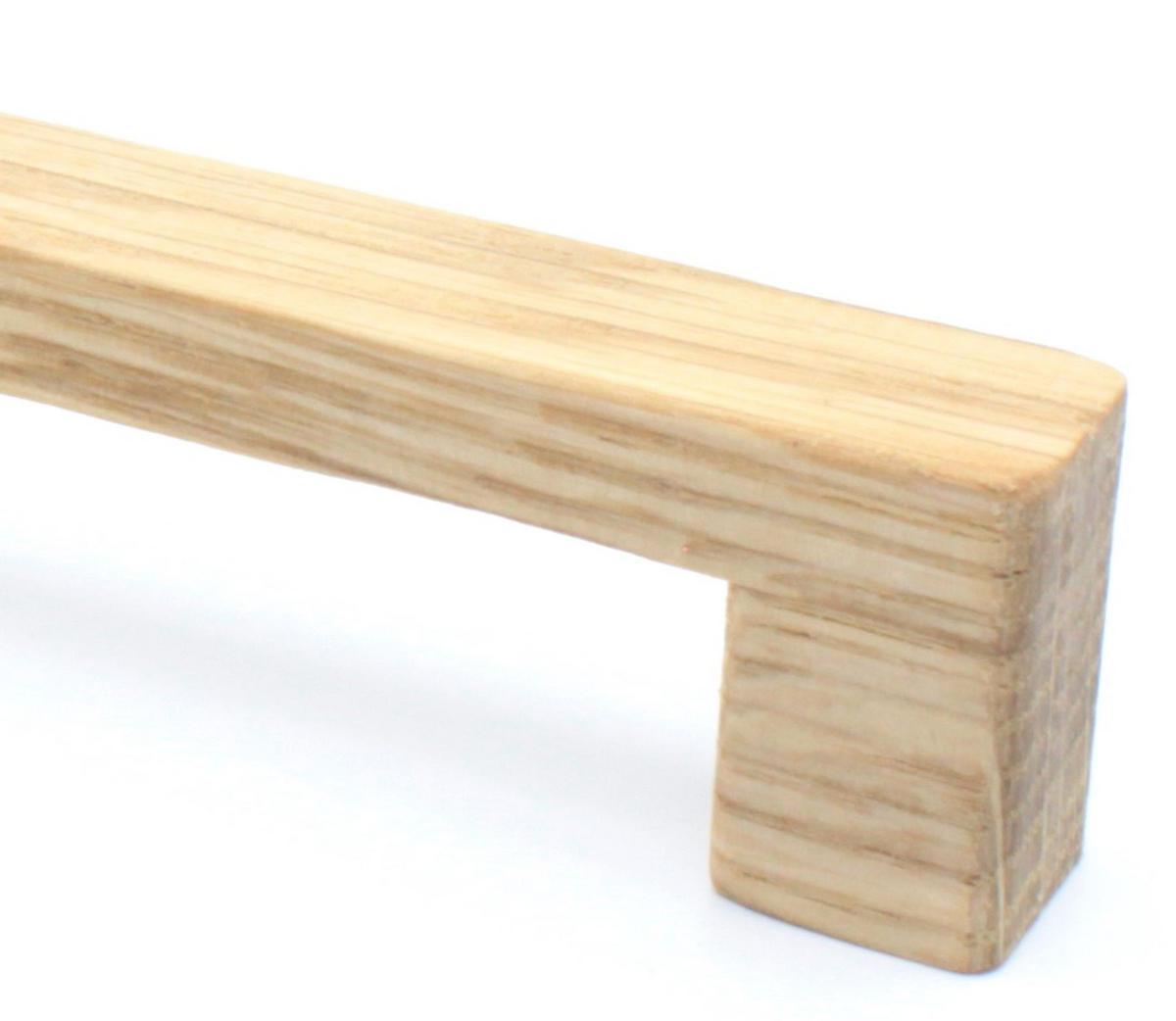 MÖBELGRIFF BA 416mm, Schrankgriff Eiche massiv, Holzgriff Küche - Naturfarben, Holz (1.4/2.8/43cm)