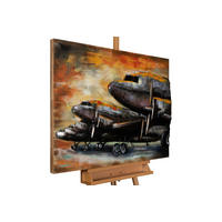 WANDBILD Kupfer 100/75 cm - Kupferfarben, Holz/Metall (6/75cm) - KUNSTLOFT
