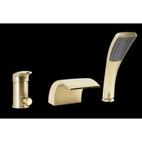 WANNENARMATUR Rea Riven Brush Gold - Goldfarben, Metall (4/23.6/14cm) - REA