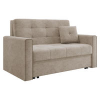 SCHLAFSOFA Viva Lux II - Hellbraun, Holz/Textil (133/85/98cm) - MIRJAN24