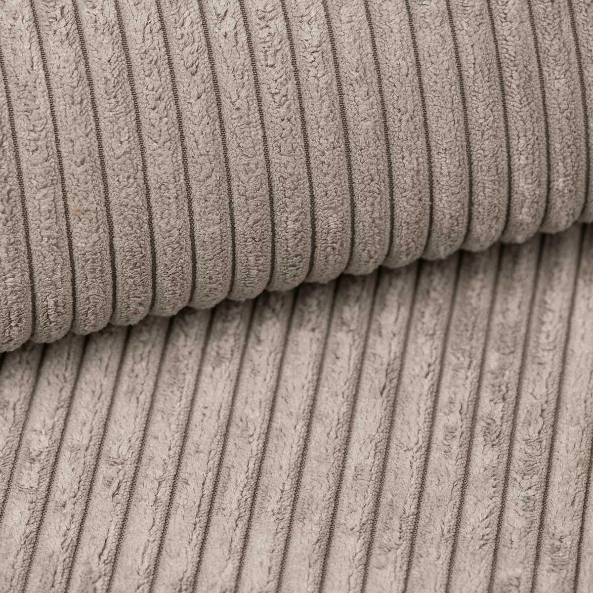 SCHLAFSOFA HUGO, Sofa mit Schlaffunktion und Bettkasten, Farbe: Hellbraun, Cordstoff - Hellbraun, Textil (244/83/98cm) - VENASI MÖBEL