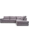 ECKSOFA RECHTS IMPERA Modern 4/5 Sitzer, Grau - Grau, Textil (314/224cm) - KONSIMO®