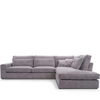 ECKSOFA RECHTS IMPERA Modern 4/5 Sitzer, Grau - Grau, Textil (314/224cm) - KONSIMO®