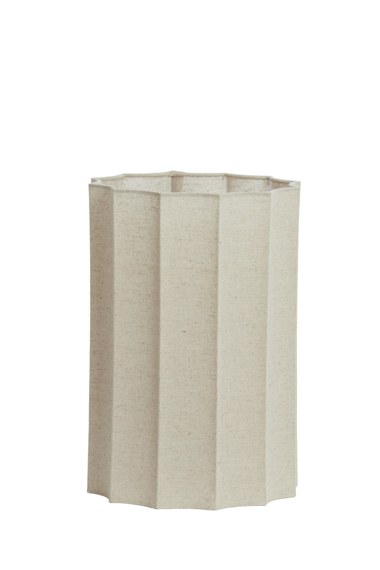 LAMPENSCHIRM Disli Braun Ø24/35 cm - Braun, Textil (24/24/35cm) - Light & Living