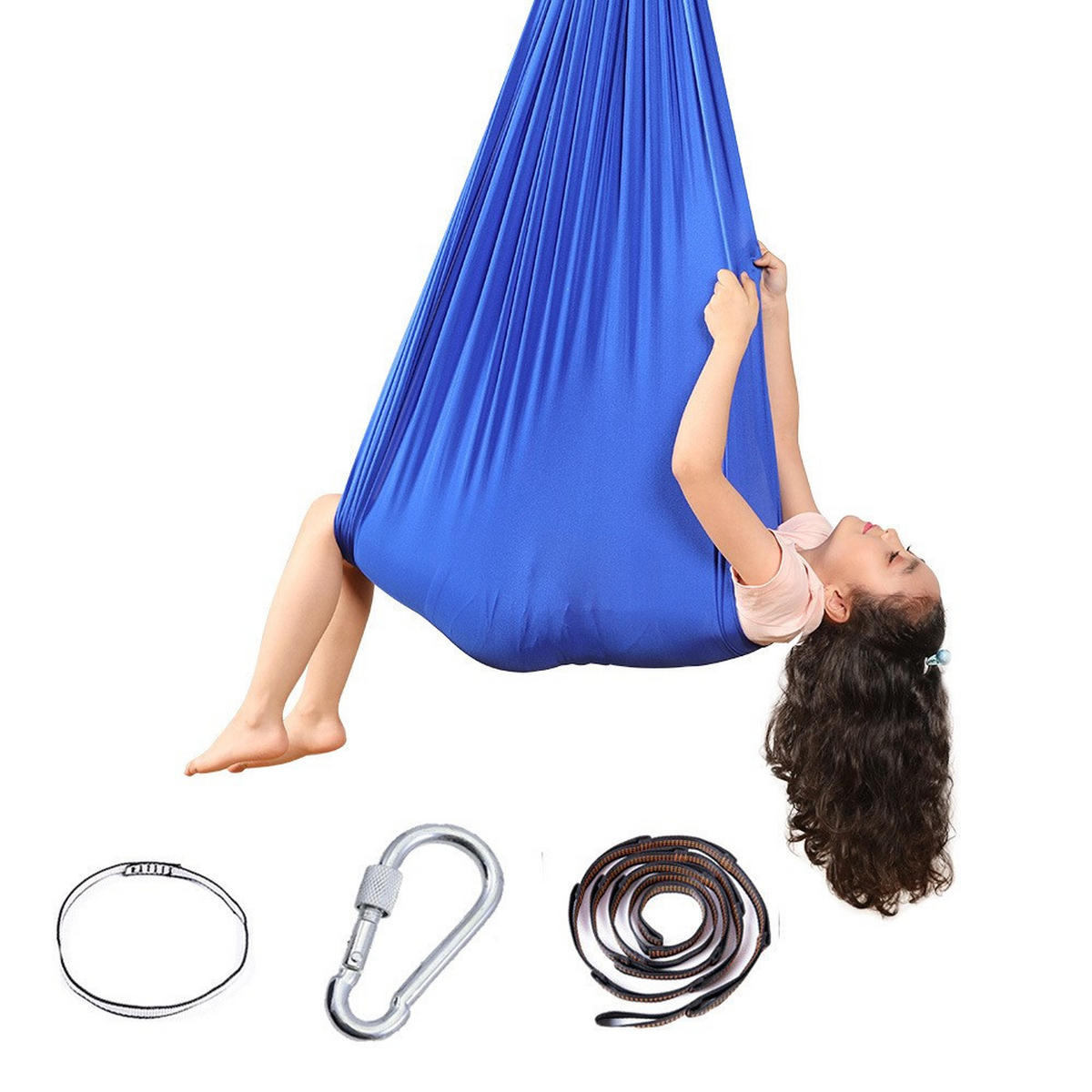 SCHAUKEL, Polyester, Blau, 1,5 m - Blau, Textil (100/1/100cm) - Weltevree