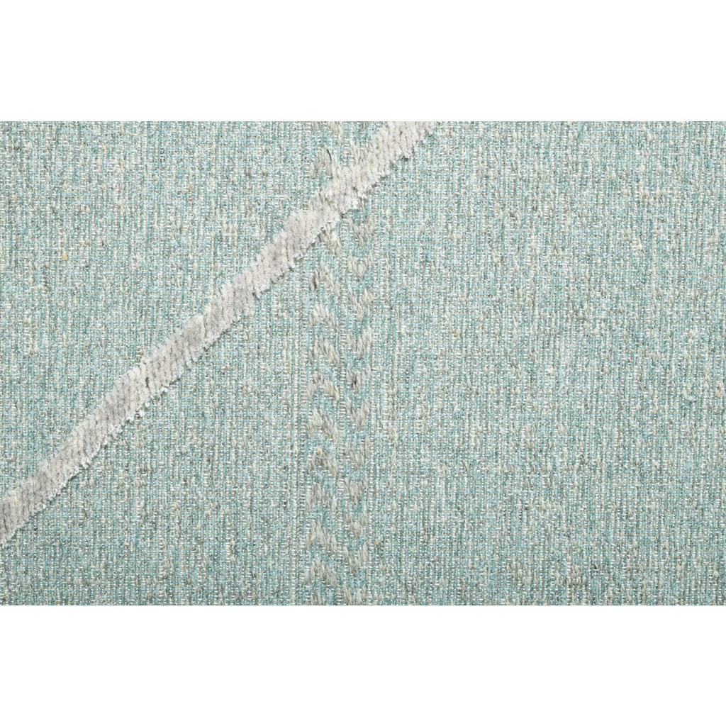 Thumbnail - Sansibar Sylt Flachwebteppich, Hellblau, Textil, Rauten, Rechteckig, 60x100 cm, für Fußbodenheizung geeignet, Teppiche &...