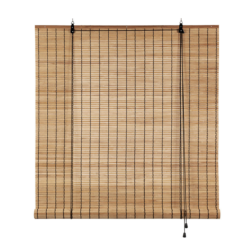 BAMBUSROLLO in Lamellen Natürlich 150x175 - Ecru, Holz (150/175cm) - STORESDECO
