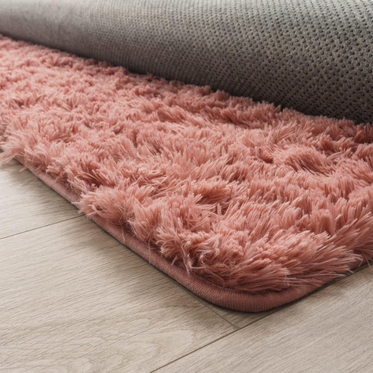 HOCHFLORTEPPICH 160/160 cm Silky 591 - Beere, Kunststoff (160/160cm) - Paco Home