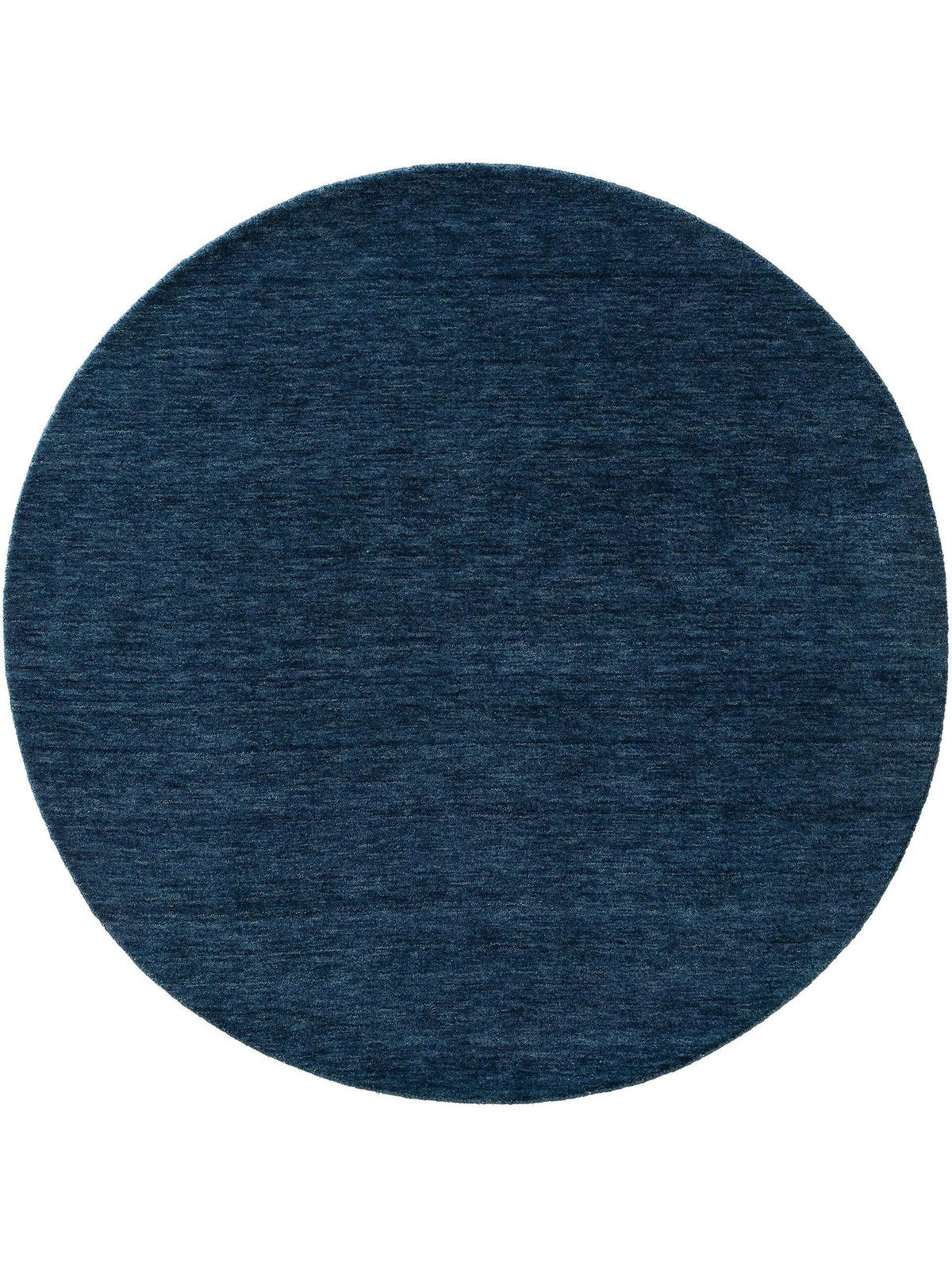 WOLLTEPPICH Jamal Blau ø 120 cm rund - Blau, Textil (120/120cm) - benuta Nest