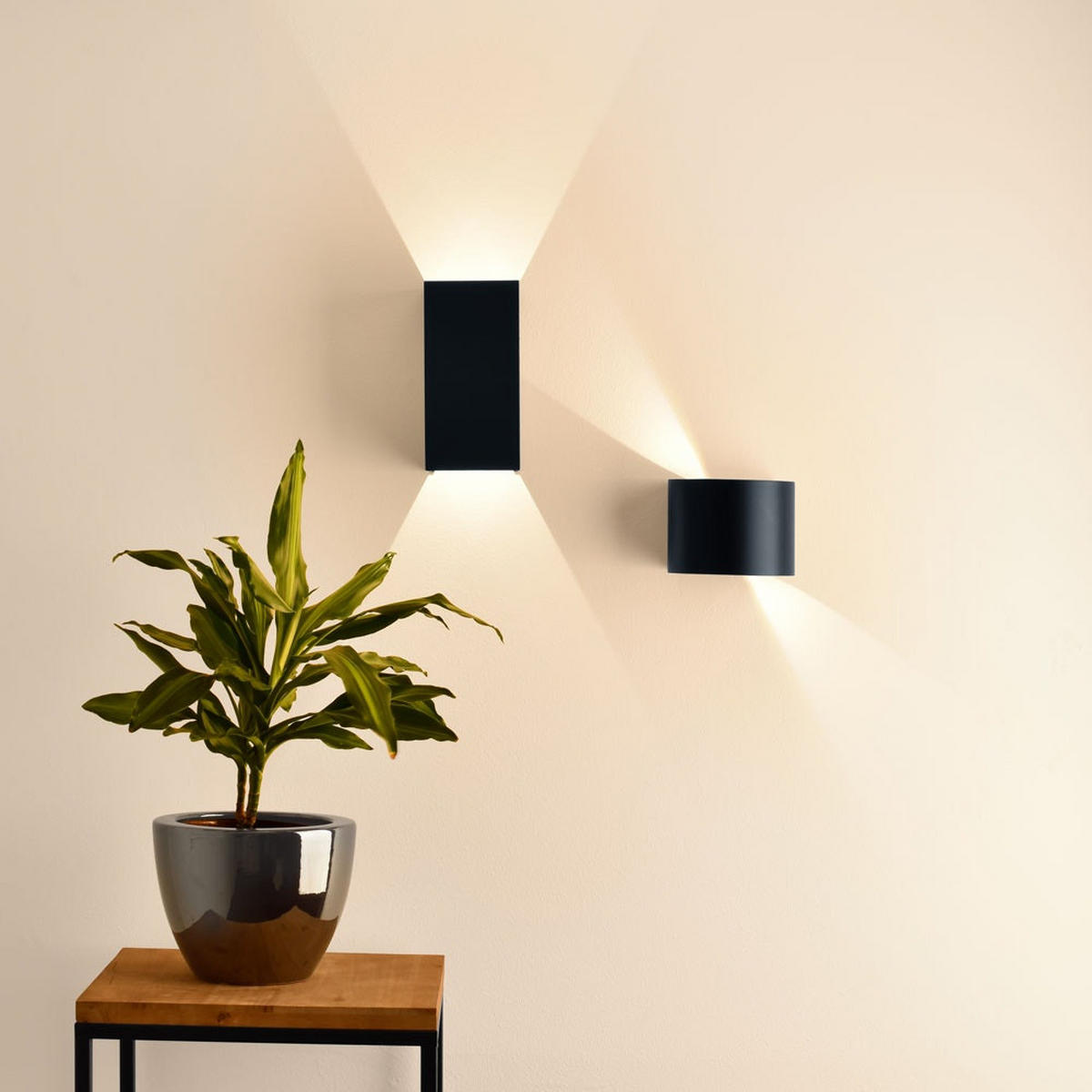 LED-WANDLAMPE Ixa Kupfer Quadratisch - Kupferfarben, Metall (10/10/10cm) - s.luce
