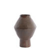 VAZE Vasora Braun 29/29/41 cm - Braun, Keramik (41cm) - Light & Living