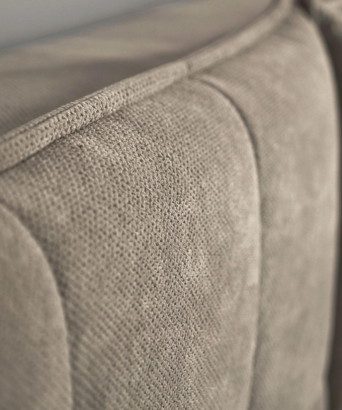 POLSTERBETT Belleo Dunkelbeige 180x200 cm - Schwarz/Cappuccino, Textil/Metall (180/200cm) - Selsey