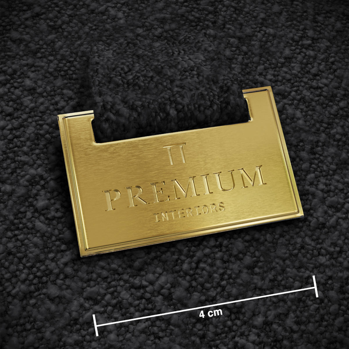 ECKSOFA WONDER Frottee Schwarz 90cm - Schwarz, Textil (90/250cm) - Premium Interiors