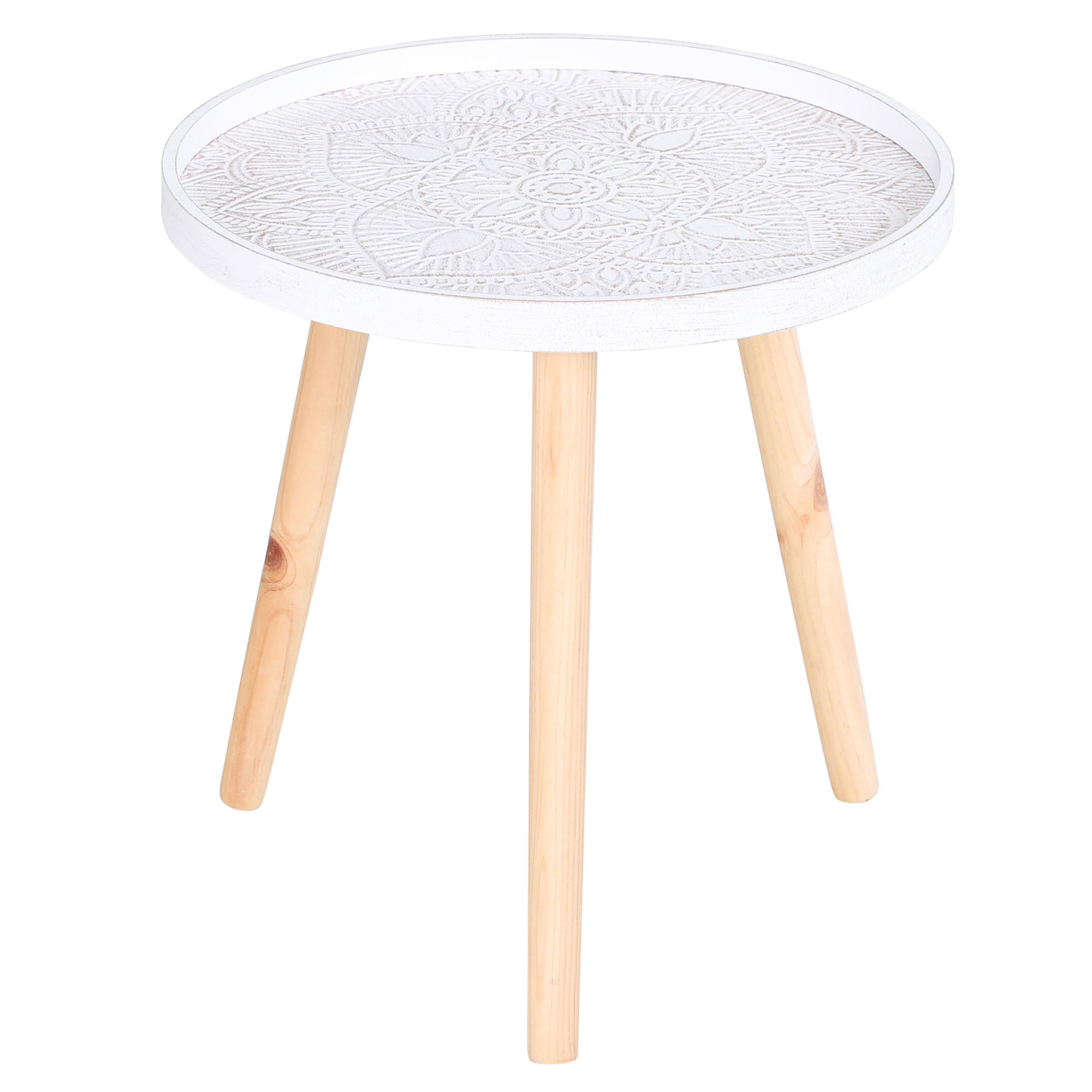 BEISTELLTISCH Weiß 1 Stück - Weiß, Kunststoff (40/40/40.5cm) - GiPP