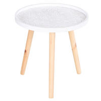 BEISTELLTISCH Weiß 1 Stück - Weiß, Kunststoff (40/40/40.5cm) - GiPP