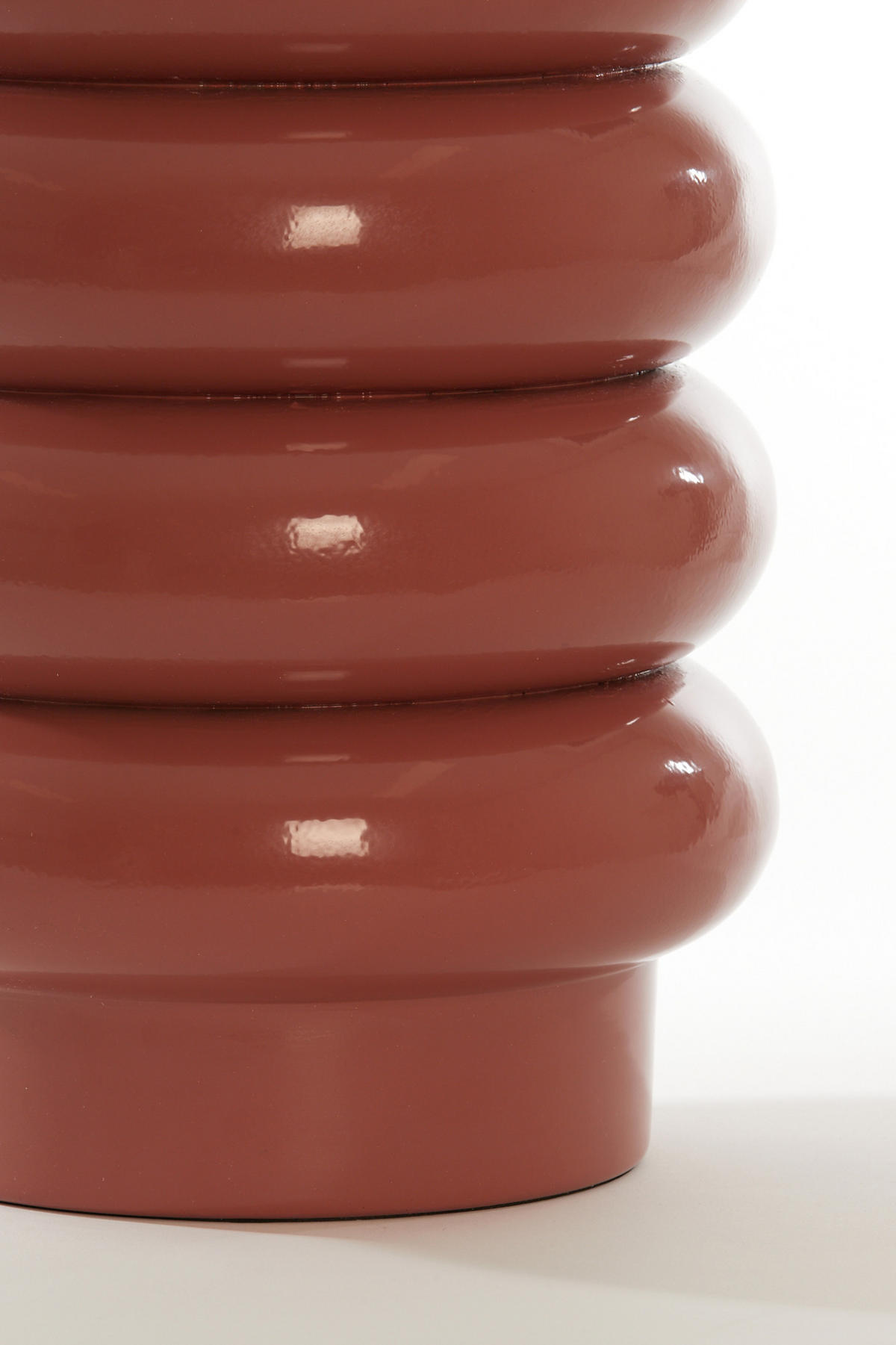 BEISTELLTISCH Mirogi Rot Ø30/40 cm - Rot, Metall (30/30/40cm) - Light & Living