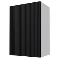 KÜCHENHÄNGESCHRANK Lamello W2/50 Schwarz Matt / Grau 50 / 32,5 / 72cm - Schwarz/Grau, Holz/Holzwerkstoff (50/72/32.5cm) - Feldmann-Wohnen