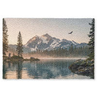 KOBERCE - Hory - Voda - Stromy - 200x140 cm - viacfarebná, textil/plast (200/0.4cm) - OnlyWow