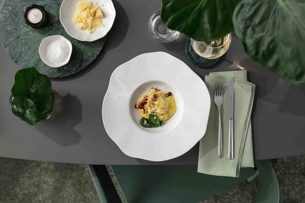 PIZZA- & PASTA-SET Pura weiß 8er Set - Weiß, Keramik (1/1/1cm) - Villeroy & Boch